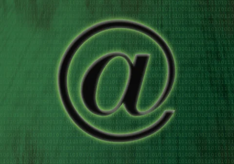 E-mail symbol (at sign) Illustrazione stock