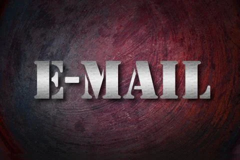 E-mail text on background Stock Illustration