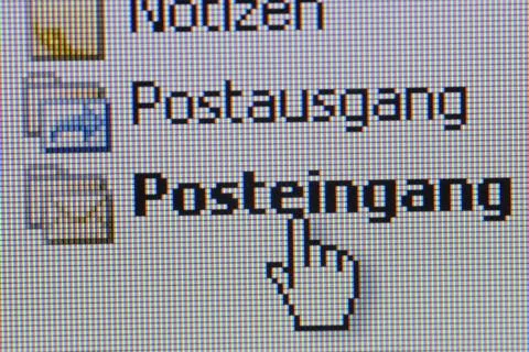 E-Mailpostfach E-Mailpostfach Copyright: xZoonar.com/BerndxxLeitnerx 20048... Foto stock