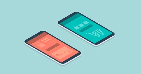 .E-payments and transactions on mobile devices Stock Footage 91289322