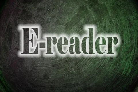 E-reader text on background Stock Illustration