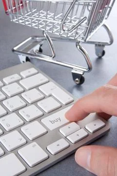 E-shop concept Foto stock