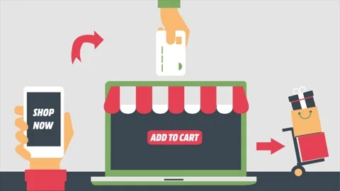 E Shop Stock Footage 289732780