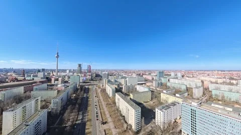 E-shot Berlin Alexanderplatz 4K Stock Footage 330281280