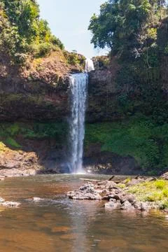 E-Tu waterfall, Paksong, Laos Stock Photos