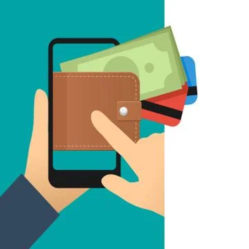 E-wallet Stock Illustration