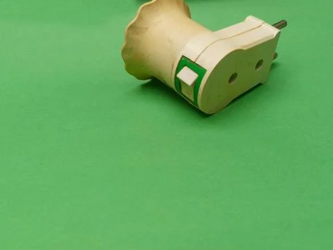 E27 Screw Light Bulb Socket Adapter with Power Switch Plug Stock Photos