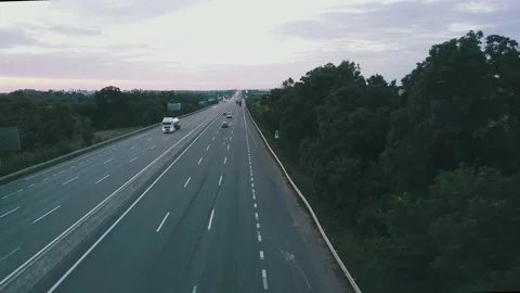 The E95 highway will connect the city of Odessa and the city of Kyiv in Ukraine. Stock Footage 173945797