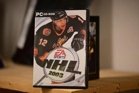 EA NHL 2003 PC game. Stock Photos