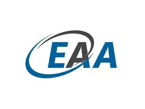 EAA initial letter logo design, vector template Stock Illustration
