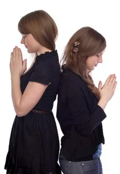 Each person with her problem Stock Photos