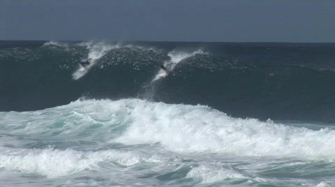 Each way surfers Stock Footage 323385