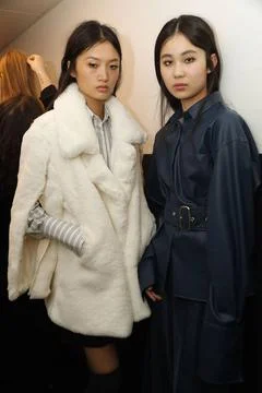  Each X Other backstage at Paris Fashion Week Autumn Winter 2019 Each X Ot... 스톡 사진