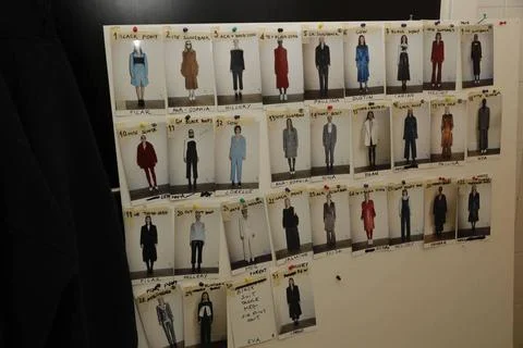  Each X Other backstage at Paris Fashion Week Autumn Winter 2019 Each X Ot... Stock Photos