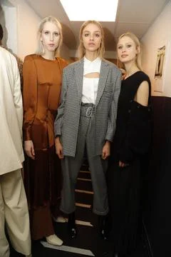  Each X Other backstage at Paris Fashion Week Autumn Winter 2019 Each X Ot... 스톡 사진