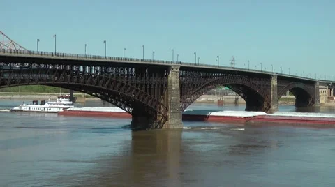 Eads Bridge Stock Footage 7741995