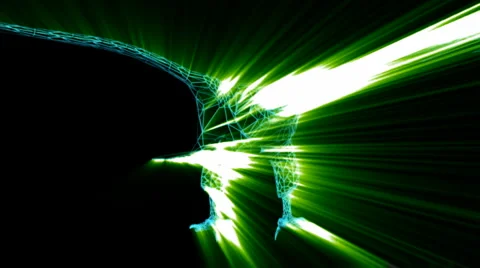 Eagle, 3d, Video background. High definition and smooth movement. Stock Footage