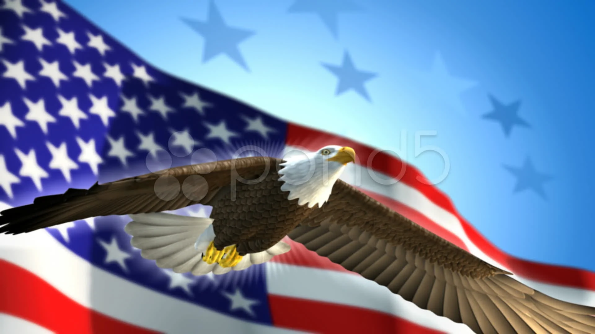 American Flag Eagle 4th of July Patriotic USA 3D AOP Baseball