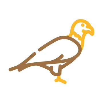 Eagle bird color icon vector illustration Stock Illustration