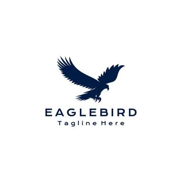 Eagle bird logo icon design vector template Stock Illustration