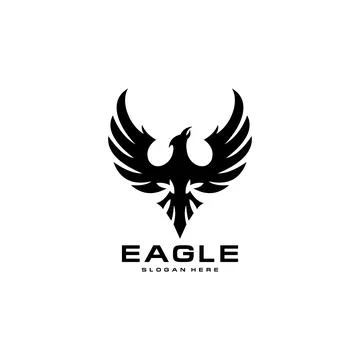Eagle Bird Logo Template vector icon Stock Illustration