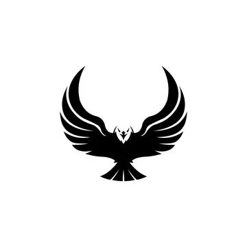 Eagle Bird Logo Template vector icon Stock Illustration