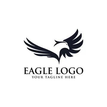 Eagle Bird Logo Vector Template. Business Logo Concept Stock Illustration