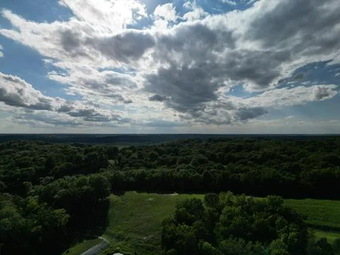Eagle Bluff Conservation Area North Entrance Foto stock