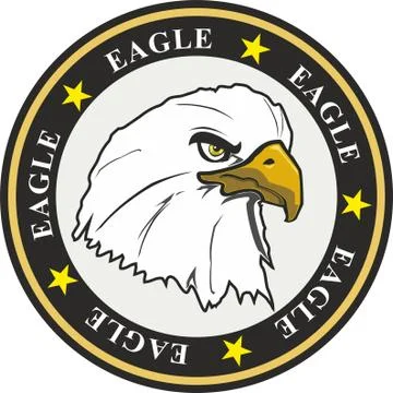 Eagle coat of arms Stock Illustration