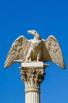 Eagle on a column Stock Photos