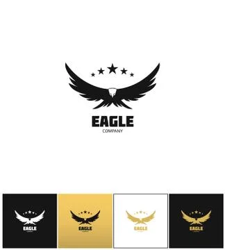 Eagle company vector icon 스톡 일러스트