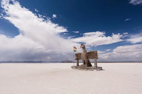 Eagle in a desert Foto stock