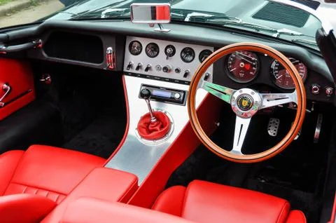 Eagle E-Type Speedster dashboard 写真素材