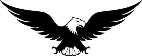 Eagle emblem Stock Illustration