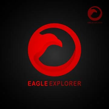 EAGLE EXPLORER LOGO 2 Stock Illustration