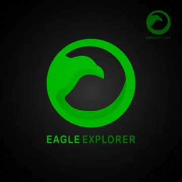 EAGLE EXPLORER LOGO 4 Stock Illustration