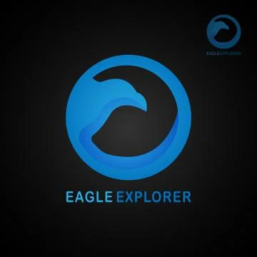 EAGLE EXPLORER LOGO Stock-Illustration