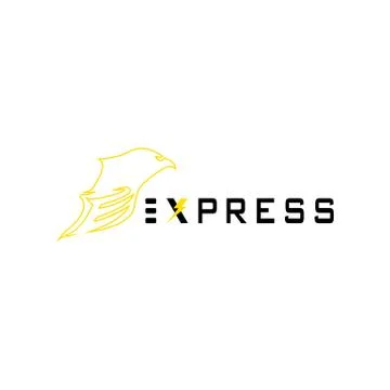 EAGLE EXPRESS LOGO Stock Illustration