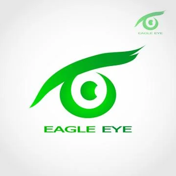 EAGLE EYE LOGO 3 Stock Illustration