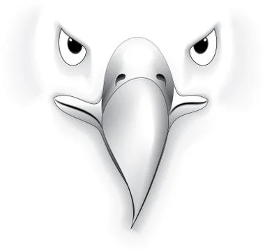 Eagle Face Stock Illustration