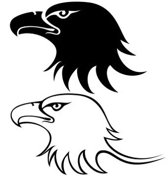 Eagle Face Stock Illustration