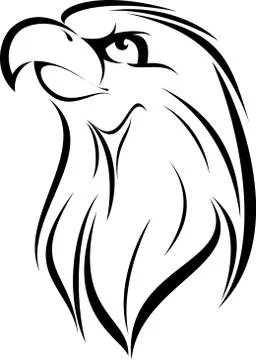 Eagle Face Stock Illustration