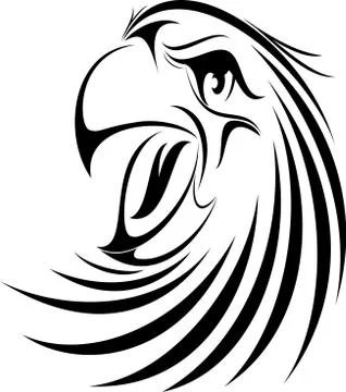 Eagle Face Stock Illustration