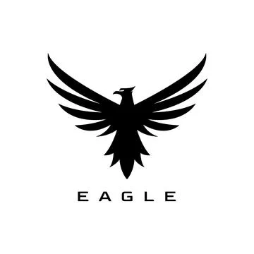 Eagle Falcon Logo Stock Illustration