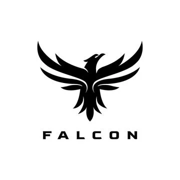Eagle Falcon Logo Stock Illustration