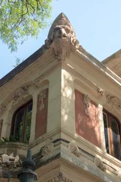 Eagle gargoyle closeup Stock-Fotos