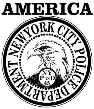 Eagle graphic tee design Illustrazione stock