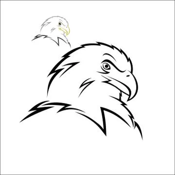 Eagle head Stock Illustration