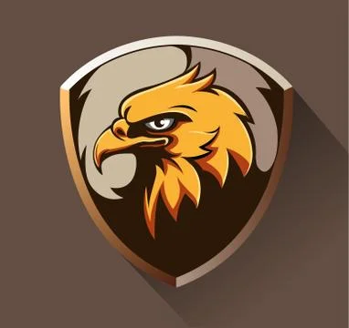 Eagle head Stock Illustration