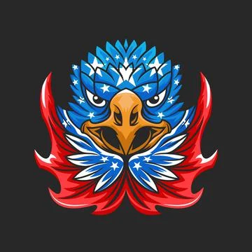 Eagle head Stock Illustration